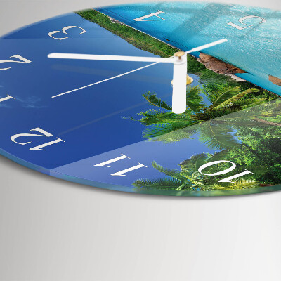 Orologio rotondo Island Palms