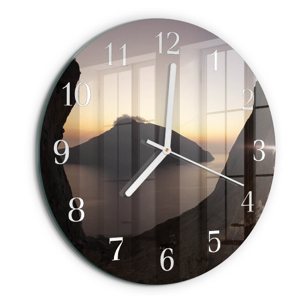 Orologio rotondo Montagna dell'Oceano