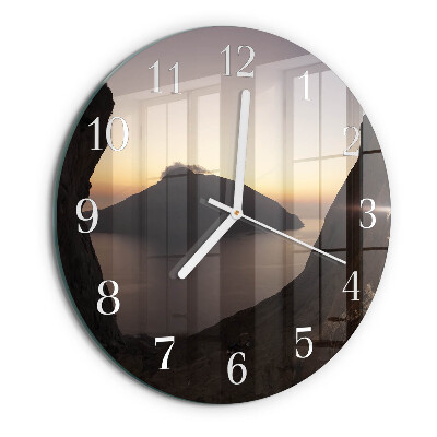 Orologio rotondo Montagna dell'Oceano