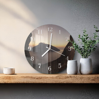 Orologio rotondo Montagna dell'Oceano