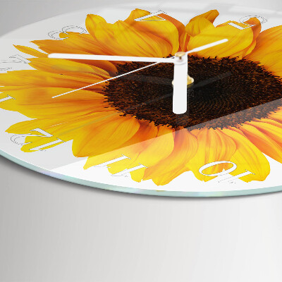 Orologio rotondo Girasole