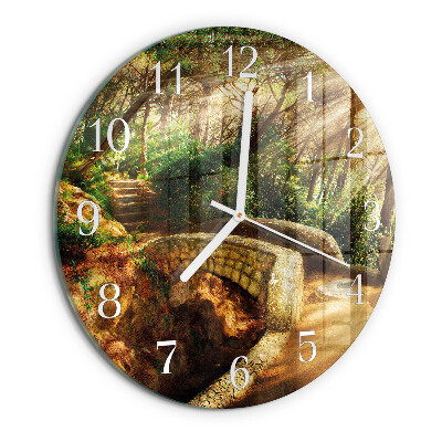 Orologio rotondo Ponte della foresta