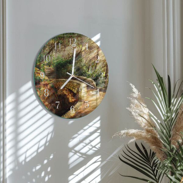 Orologio rotondo Ponte della foresta