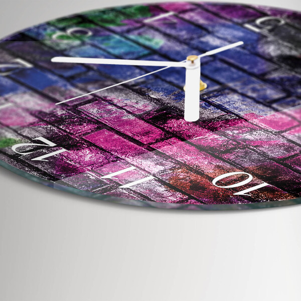 Orologio rotondo Mattone