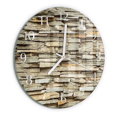 Orologio rotondo Pietre