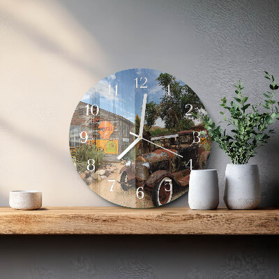 Orologio rotondo Vecchia auto