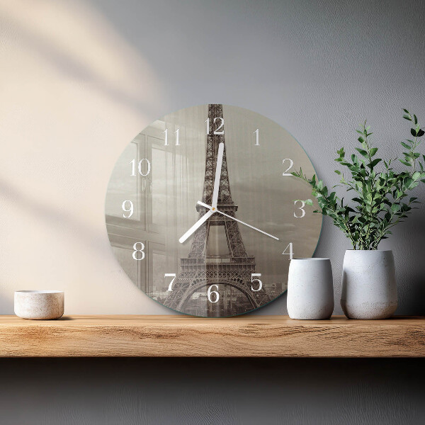 Orologio rotondo Torre Eiffel