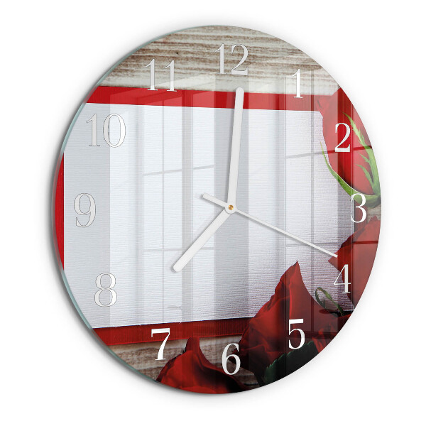 Orologio rotondo Rose