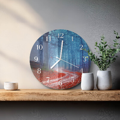 Orologio rotondo Sentiero forestale