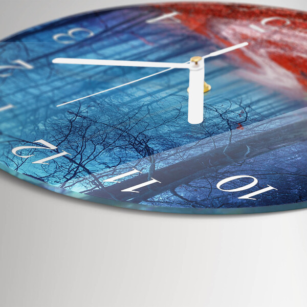 Orologio rotondo Sentiero forestale