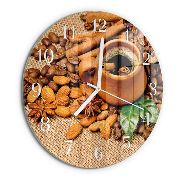 Orologio rotondo Mandorle alla cannella