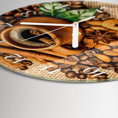 Orologio rotondo Mandorle alla cannella