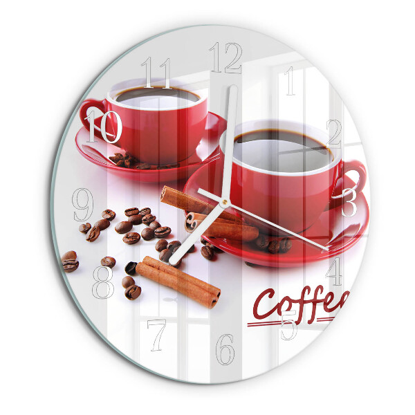 Orologio rotondo Tazza di caffè