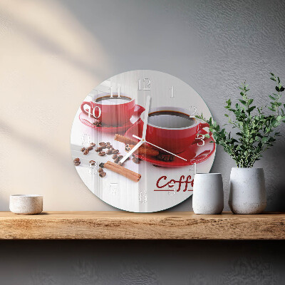 Orologio rotondo Tazza di caffè