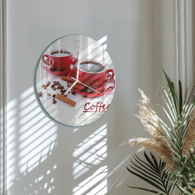 Orologio rotondo Tazza di caffè