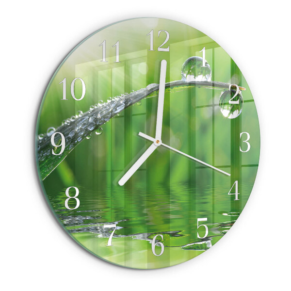 Orologio rotondo Gocce di rugiada