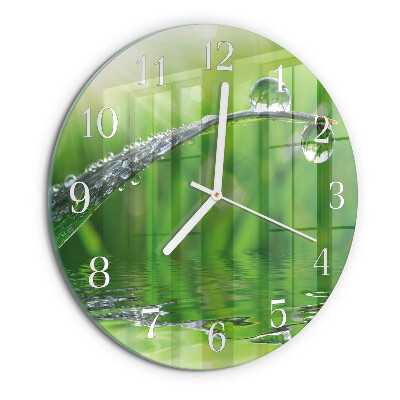Orologio rotondo Gocce di rugiada