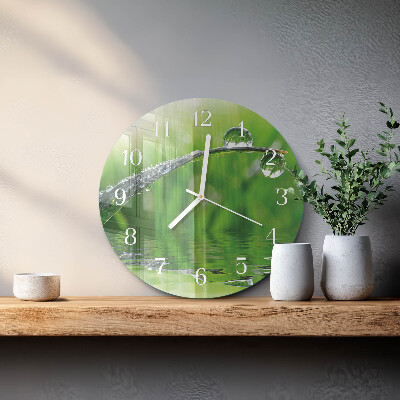 Orologio rotondo Gocce di rugiada