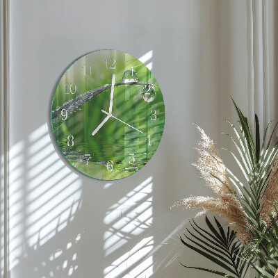Orologio rotondo Gocce di rugiada