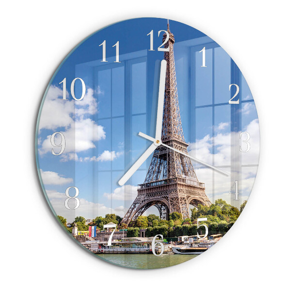 Orologio rotondo Torre Eiffel