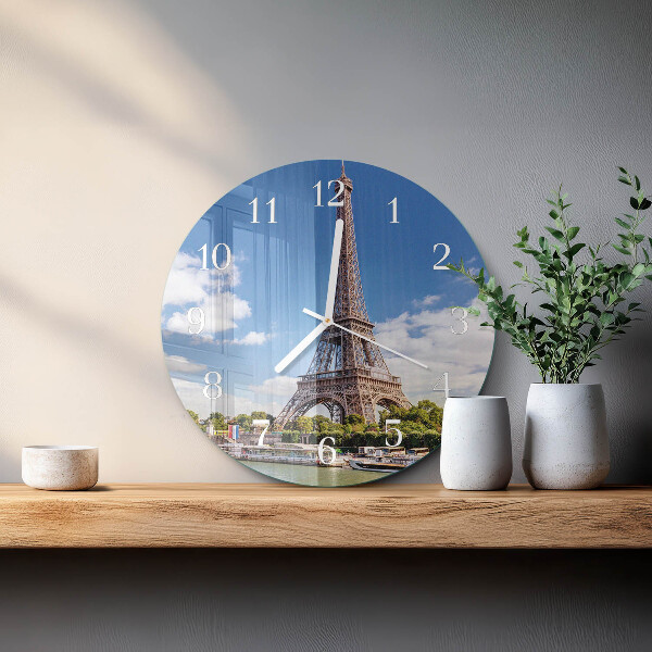 Orologio rotondo Torre Eiffel