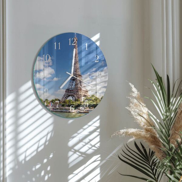 Orologio rotondo Torre Eiffel