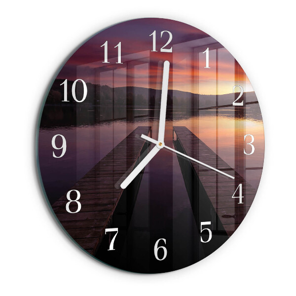 Orologio rotondo Tramonto