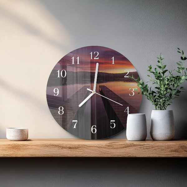 Orologio rotondo Tramonto