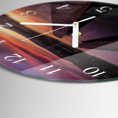 Orologio rotondo Tramonto