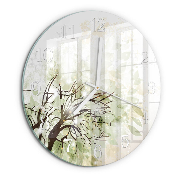 Orologio rotondo Albero