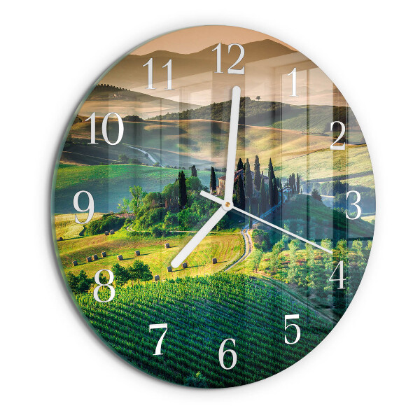 Orologio rotondo Paesaggio