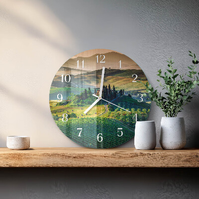 Orologio rotondo Paesaggio