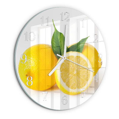 Orologio rotondo limoni