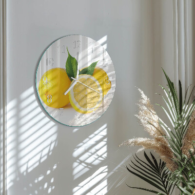 Orologio rotondo limoni