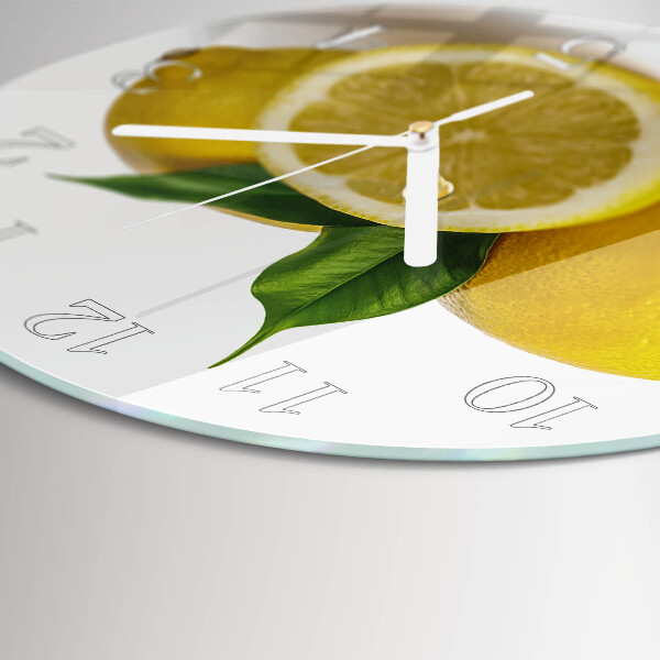Orologio rotondo limoni