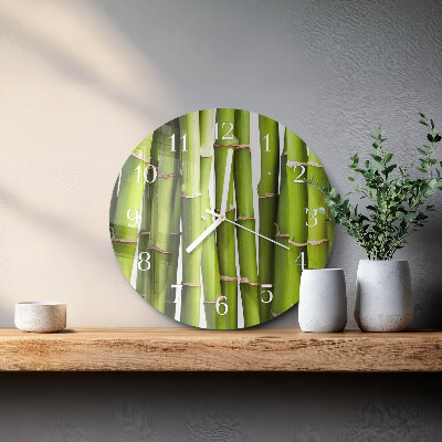 Orologio rotondo Bambù