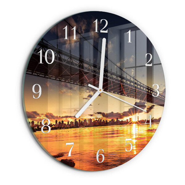 Orologio rotondo Fiume del ponte