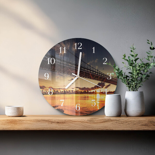 Orologio rotondo Fiume del ponte
