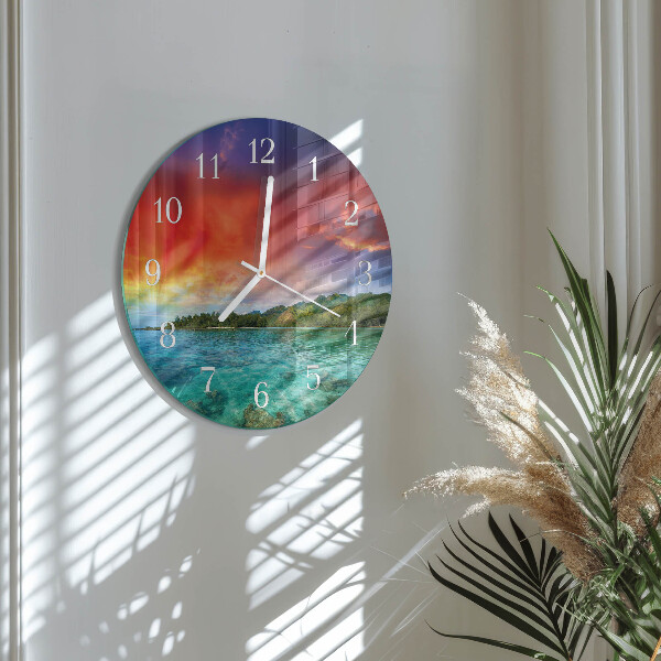 Orologio rotondo Paesaggio