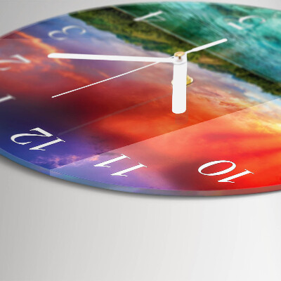 Orologio rotondo Paesaggio