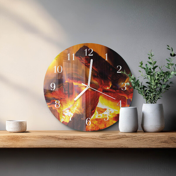 Orologio rotondo Fuoco