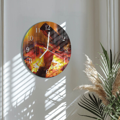 Orologio rotondo Fuoco