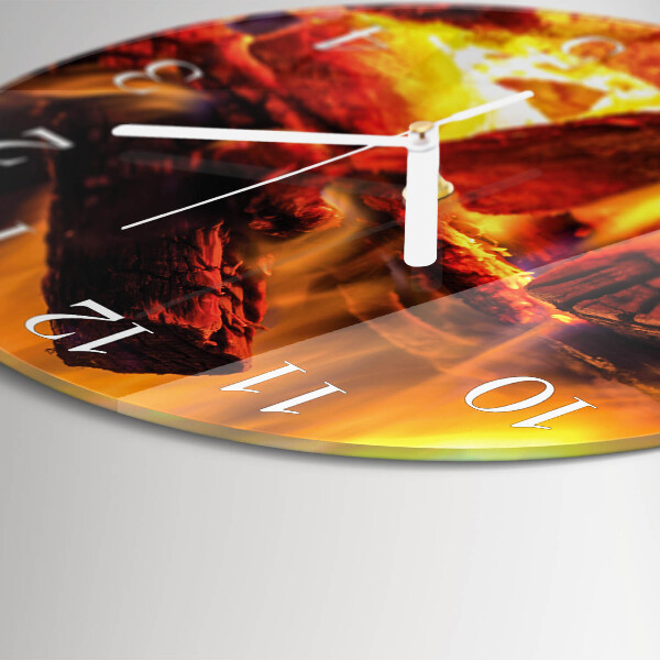 Orologio rotondo Fuoco
