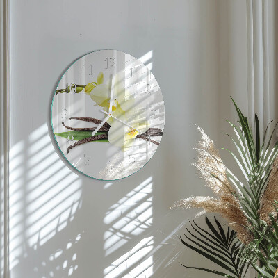 Orologio rotondo Orchidea Vaniglia
