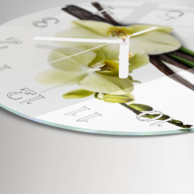 Orologio rotondo Orchidea Vaniglia