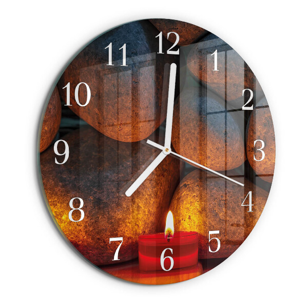 Orologio rotondo Pietre