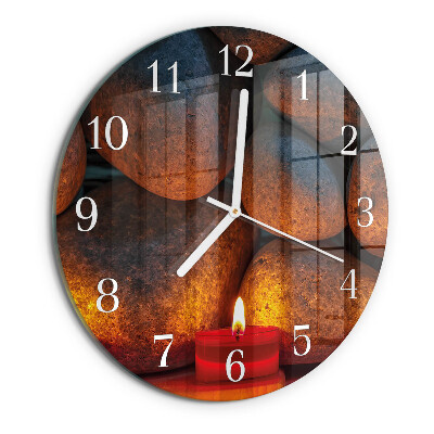 Orologio rotondo Pietre