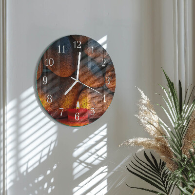 Orologio rotondo Pietre