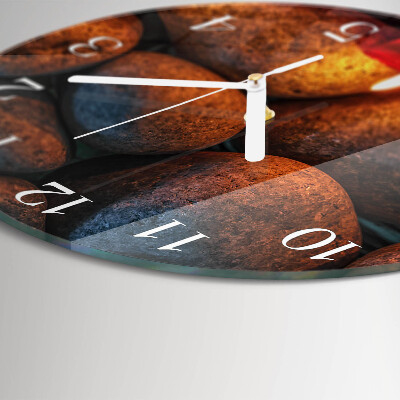 Orologio rotondo Pietre