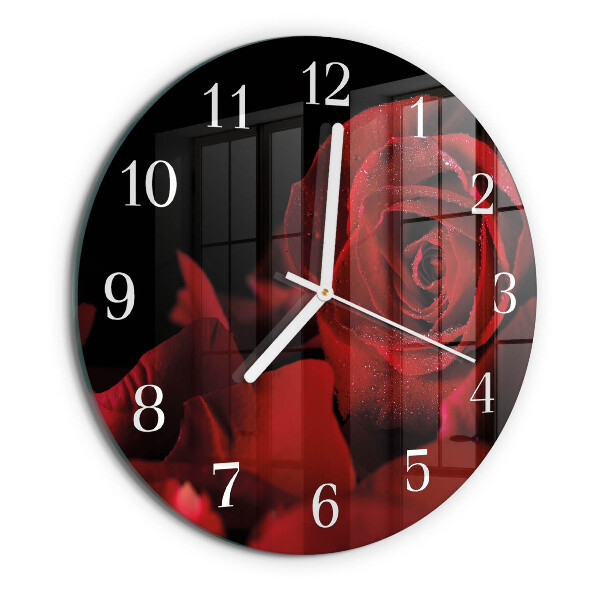 Orologio rotondo Rosa